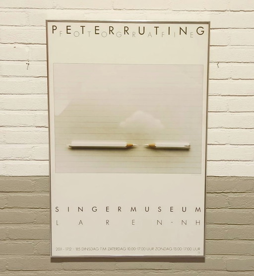 Affiche du musée 'Het Potlood' de Peter Ruting d'époque