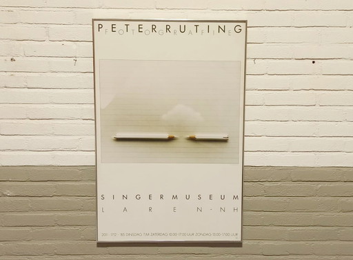 Affiche du musée 'Het Potlood' de Peter Ruting d'époque