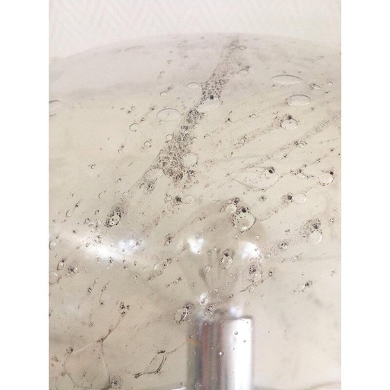 Image 1 of Lampe vintage de l'ère spatiale en verre et métal par Doria Leuchten, Allemagne