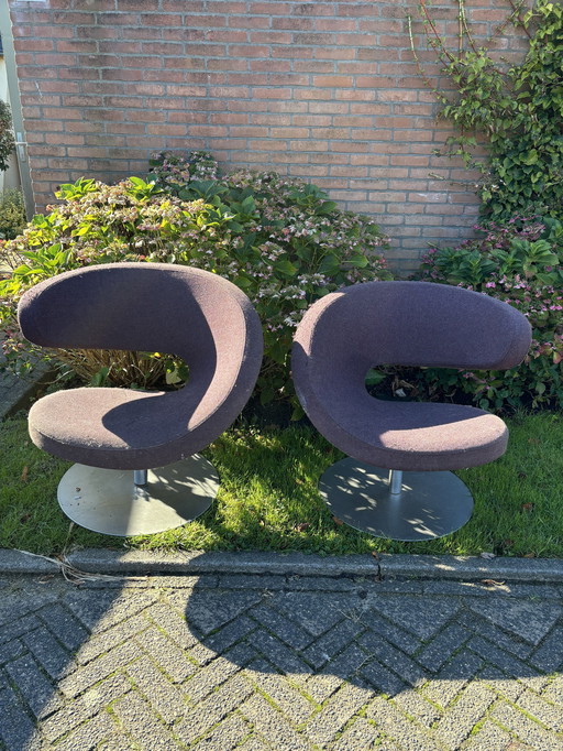 2x Fauteuils Stokke Varier Peel Club