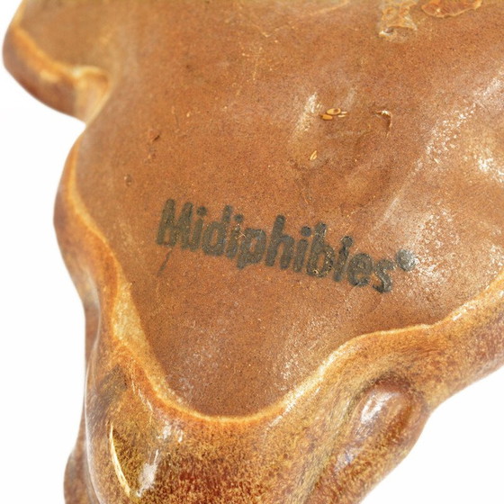 Image 1 of Figurine vintage de crocodile par Midiphibies, Allemagne 1980