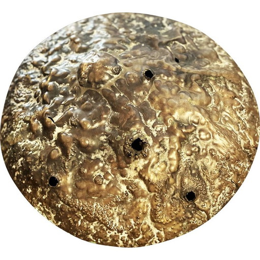 Disque en bronze vintage Espagne 1900