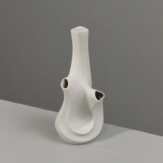 Image 1 of Sgrafo Modern Design Peter Müller - Vase Porcelaine Biomorphique Allemagne 1960S