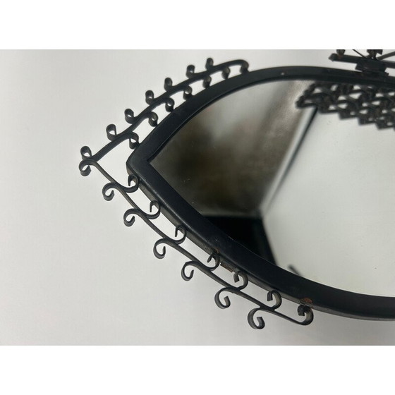 Image 1 of Miroir vintage en fer forgé, 1950