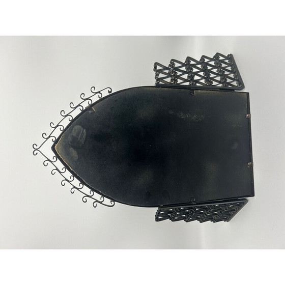 Image 1 of Miroir vintage en fer forgé, 1950