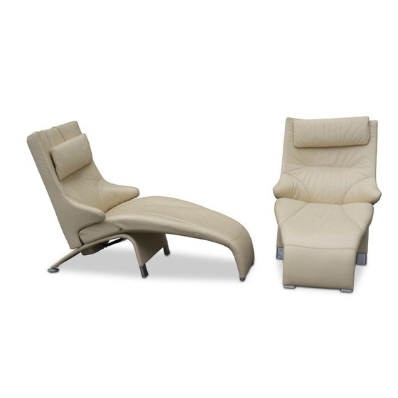 Image 1 of Paire de chaises longues vintage de Berg, Danemark 1974