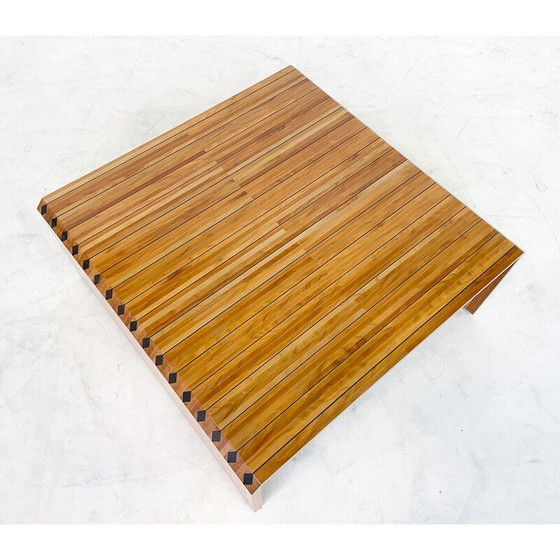 Image 1 of Table basse vintage en bois, Italie 1970
