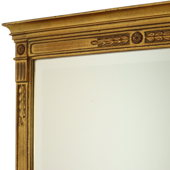 Image 1 of Miroir Deknudt doré de style Empire