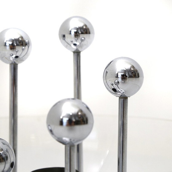 Image 1 of Lampe de table vintage en métal chromé et méthacrylate, 1960s