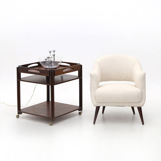 Image 1 of Lampe de table vintage en métal chromé et méthacrylate, 1960s