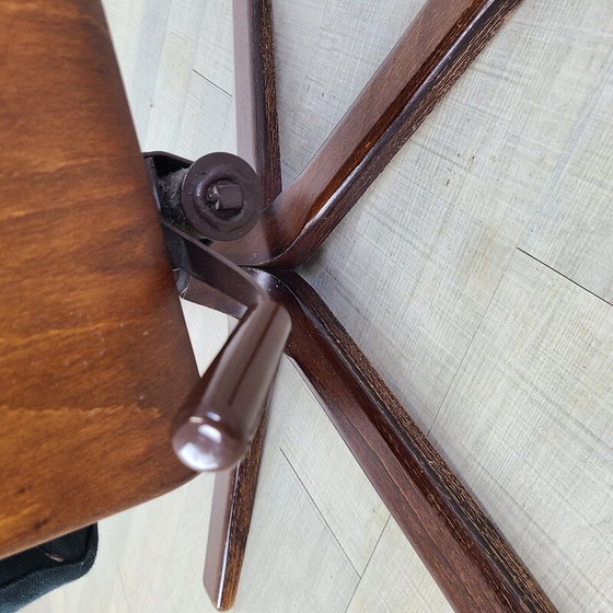 Image 1 of Fauteuil vintage en teck et cuir pour Göte Møbler, Suède 1970