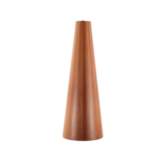Image 1 of Paire de lampes suspendues scandinaves vintage en pin d'Oregon par Jøgen Wolf pour Torben Ørskov, 1950