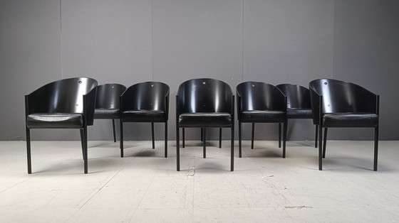 Image 1 of Chaises Costes vintage par Philippe Starck pour Aleph, ensemble de 8