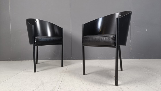 Image 1 of Chaises Costes vintage par Philippe Starck pour Aleph, ensemble de 8