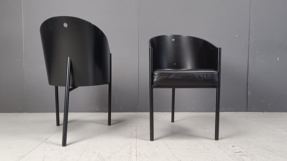 Image 1 of Chaises Costes vintage par Philippe Starck pour Aleph, ensemble de 8