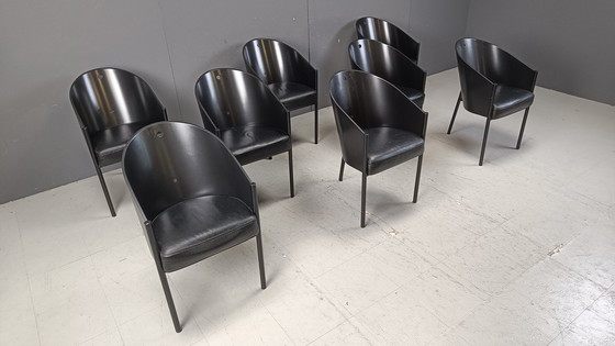 Image 1 of Chaises Costes vintage par Philippe Starck pour Aleph, ensemble de 8