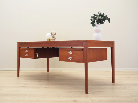 Image 1 of Bureau en teck, Design danois, 1970S, Designer : Finn Juhl, Fabricant : France & Son