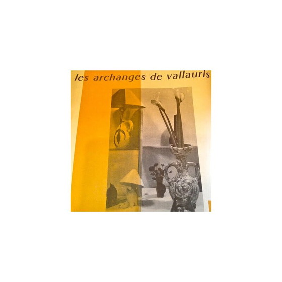 Image 1 of Lampe vintage par Lilette et Gilbert Valentin pour Les Archanges, France 1950