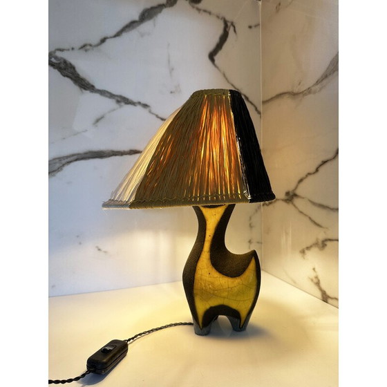 Image 1 of Lampe vintage par Lilette et Gilbert Valentin pour Les Archanges, France 1950