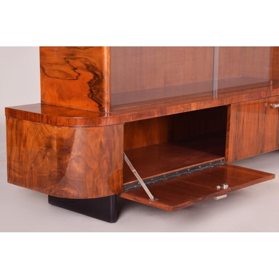 Image 1 of Bibliothèque vintage en noyer par Halabala pour Up Závody, 1930