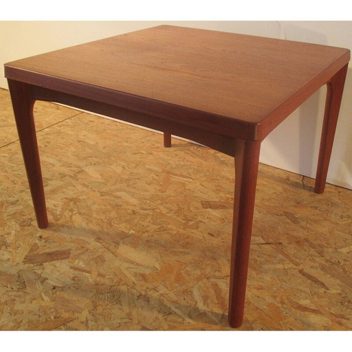 Table basse vintage en teck scandinave par Henning Kjaernulf, 1960