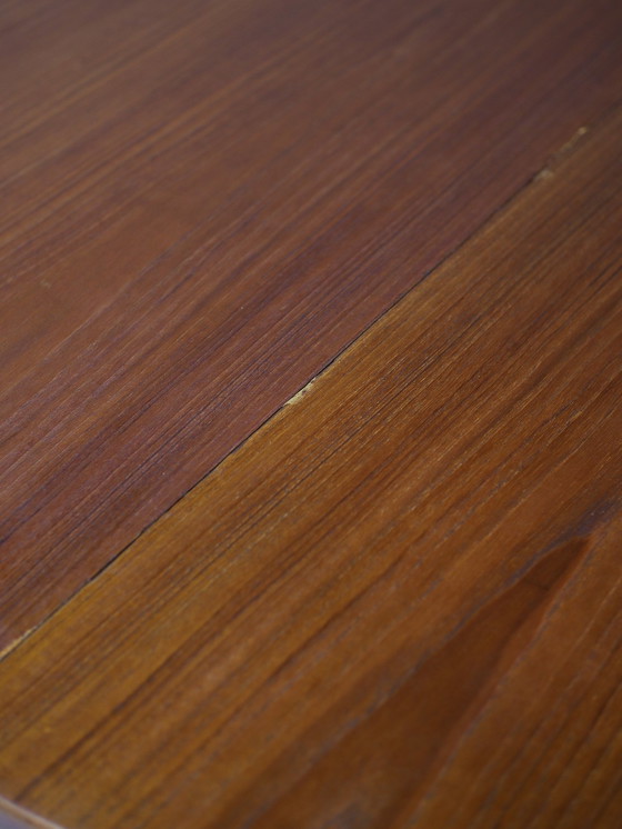 Image 1 of Table à manger ronde extensible danoise dans le style de Kai Kristiansen
