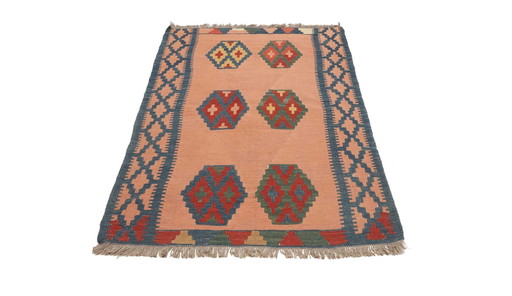 Kilim Perse Kashgaï -Tissé à la main- Pièce de collection- 166 X 115 cm No. 448804