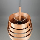 T388 Lampe pendante en bois conçue par Hans-Agne Jakobsson