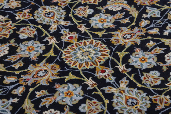 Image 1 of Tapis persan original noué à la main Kashan Fin avec soie 382 X 280 cm Top condition