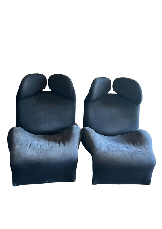 Image 1 of 2X Fauteuil Wink Cassina reconditionné