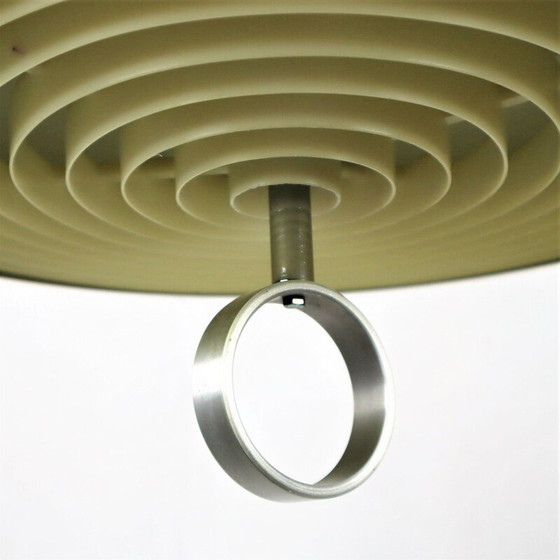 Image 1 of Lampe suspendue orange de l'ère spatiale, 1960