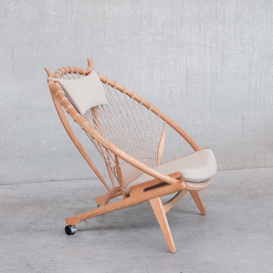 Image 1 of Fauteuil circulaire danois du milieu du siècle par Hans J Wegner pour Pp mobler, années 1980