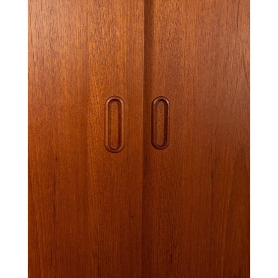 Image 1 of Buffet vintage en teck avec trois portes coulissantes, 1970