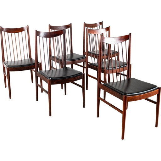 Chaises vintage en palissandre de Rio par Arne Vodder pour Sibast furniture, Danemark 1960