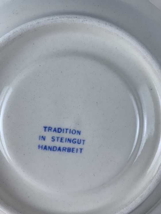 Image 1 of Set de 6 tasses et soucoupes vintage, motif fleuri, Allemagne