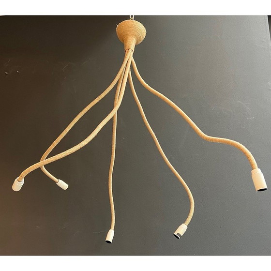 Image 1 of Lustre vintage en corde, France 1970