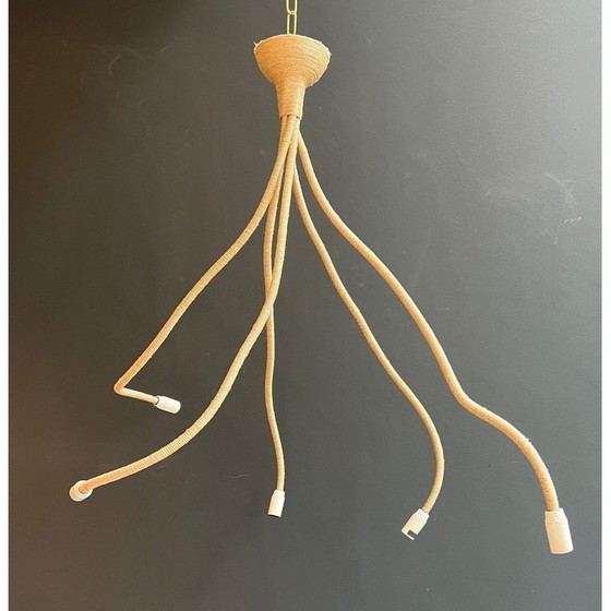 Image 1 of Lustre vintage en corde, France 1970
