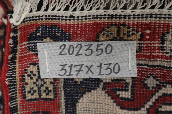 Image 1 of Tapis persan original noué à la main Ardebil Ancien 317 X 130 cm Top condition