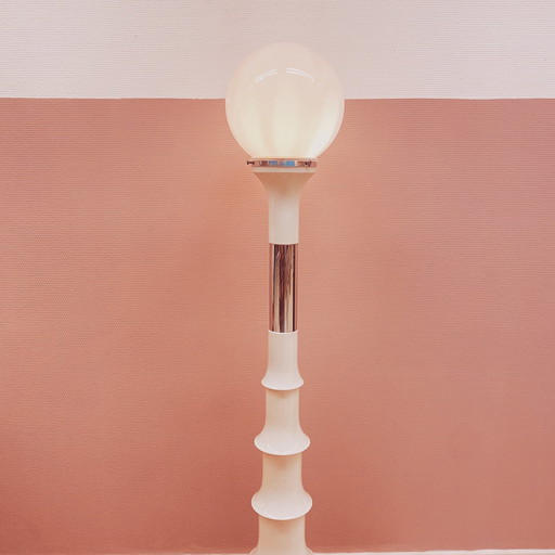 Lampadaire en faux bambou Tronconi, 1970