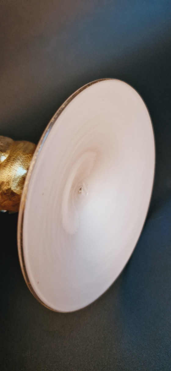 Image 1 of Ensemble de bougeoirs en verre de Murano des années 60 Sculptures