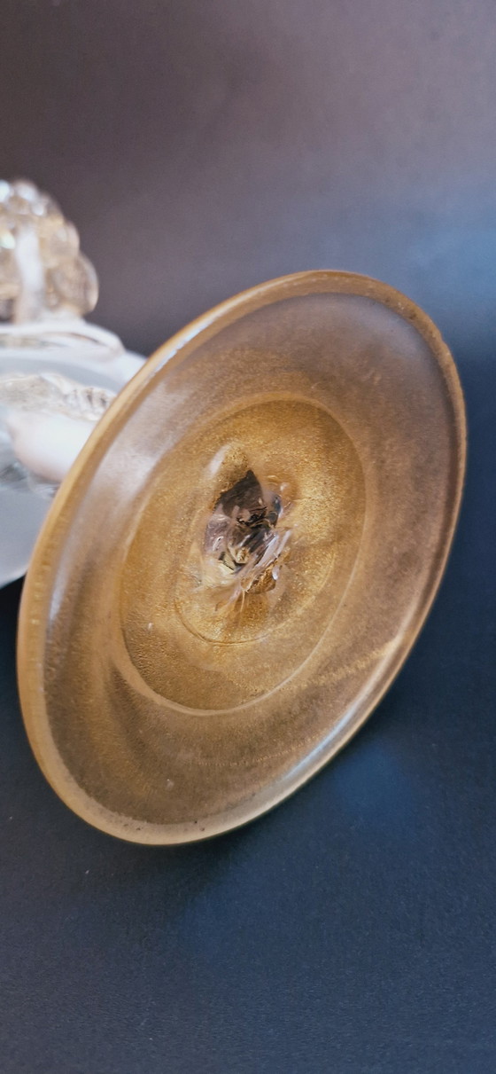 Image 1 of Ensemble de bougeoirs en verre de Murano des années 60 Sculptures