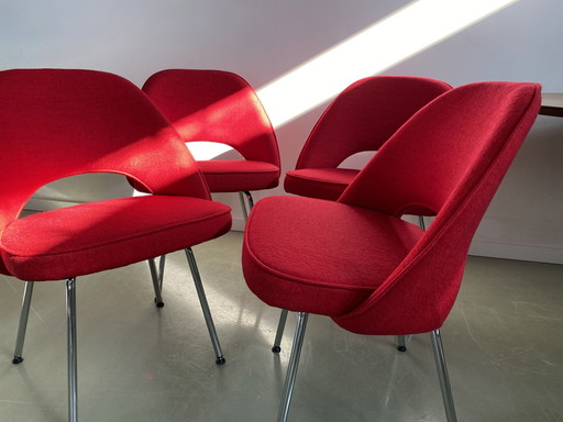 4 X Chaise Vintage M72 Rouge