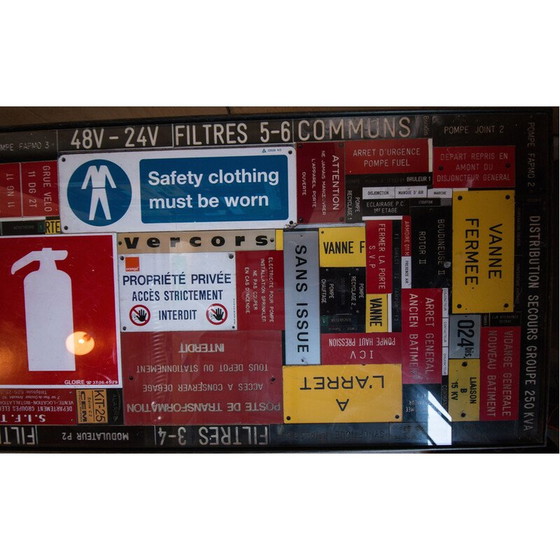 Image 1 of Table basse vintage en patchwork