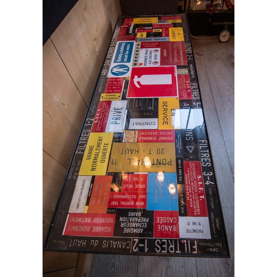 Image 1 of Table basse vintage en patchwork