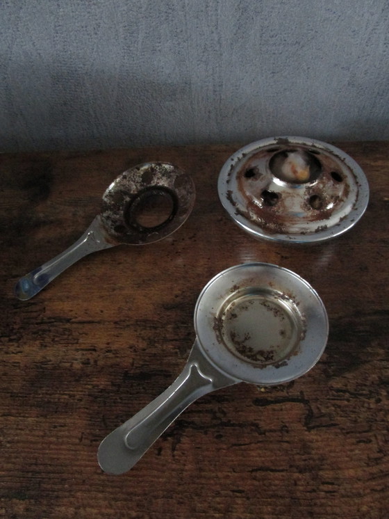 Image 1 of Set de crêpes à fondue vintage/rétro des années 1970.