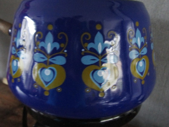 Image 1 of Set de crêpes à fondue vintage/rétro des années 1970.