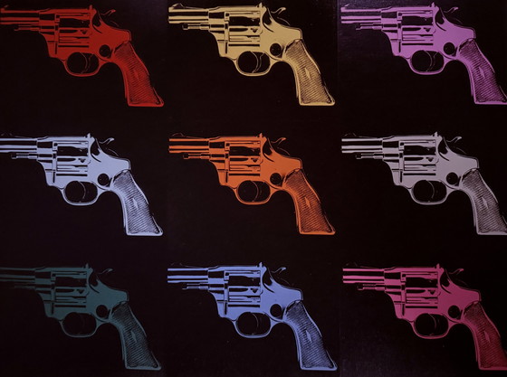 Image 1 of Andy Warhol : "Gun, C.1982".