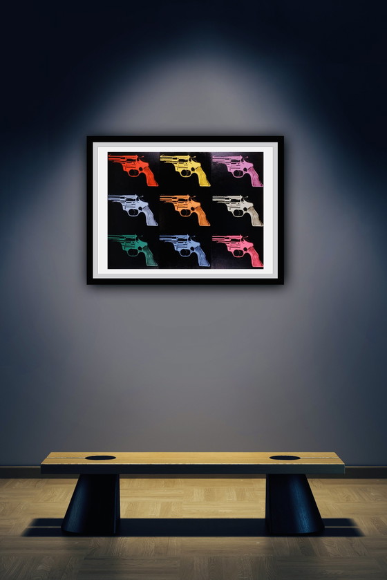 Image 1 of Andy Warhol : "Gun, C.1982".