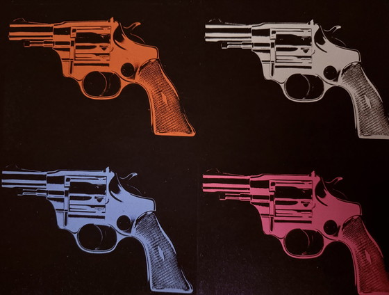 Image 1 of Andy Warhol : "Gun, C.1982".