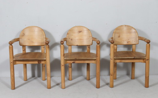 Set de 3 chaises de Rainer Daumiller, années 1980